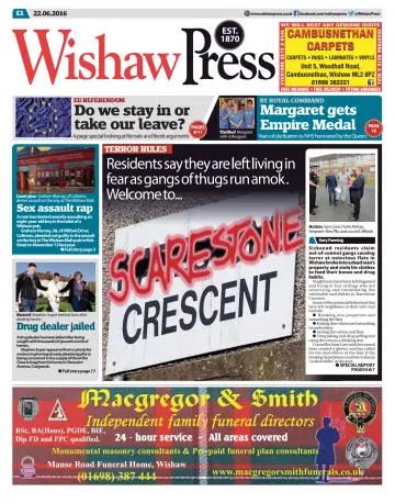 Wishaw Press - 22 Jun 2016