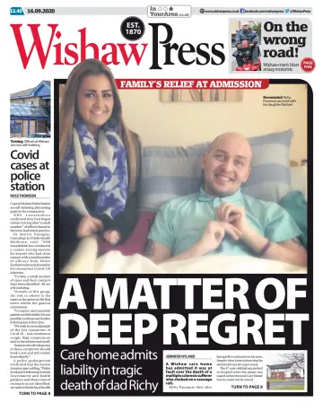 Wishaw Press - 16 Sep 2020