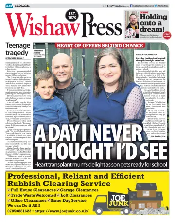 Wishaw Press - 16 Jun 2021