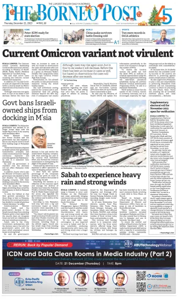 The Borneo Post (Sabah) - 21 Dec 2023