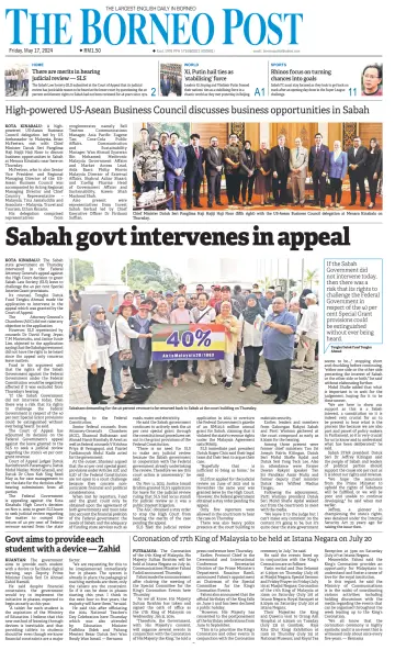 The Borneo Post (Sabah) - 17 五月 2024