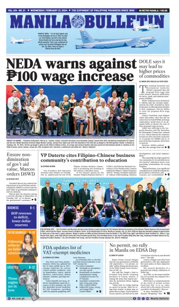 Manila Bulletin - 21 Feb 2024