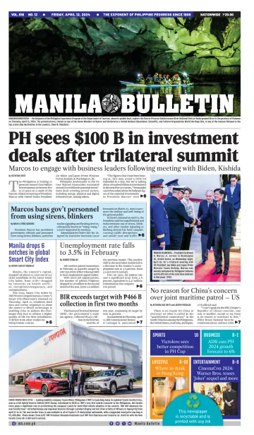 Manila Bulletin - 12 abr. 2024