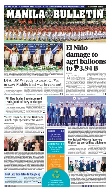 Manila Bulletin - 20 4월 2024