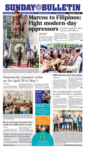 Manila Bulletin - 28 4월 2024
