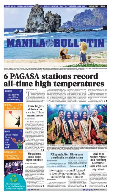 Manila Bulletin - 13 May 2024