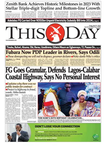 THISDAY - 12 Nis 2024
