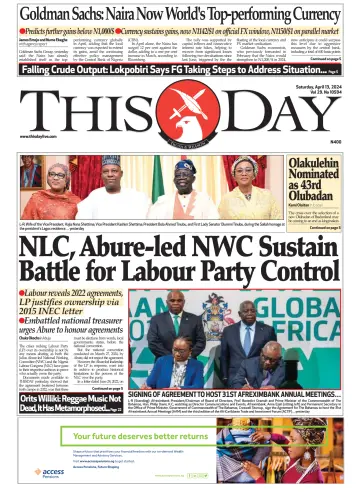 THISDAY - 13 Nis 2024