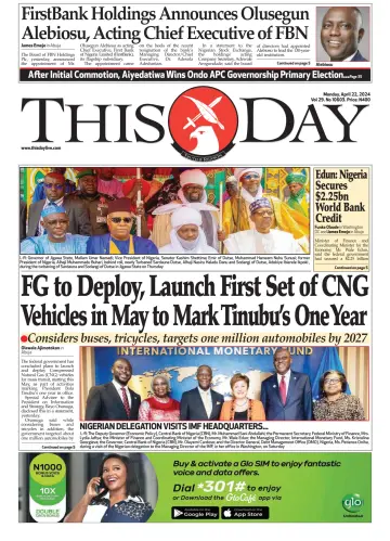 THISDAY - 22 Apr 2024