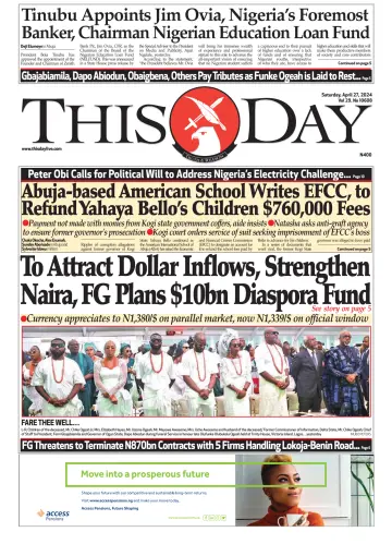 THISDAY - 27 Apr 2024