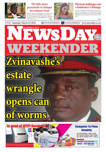 NewsDay (Zimbabwe) - 16 Mar 2024