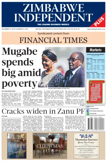 The Zimbabwe Independent - 24 Dec 2014