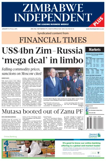 The Zimbabwe Independent - 16 Jan 2015