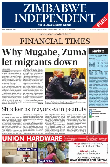 The Zimbabwe Independent - 17 Apr 2015