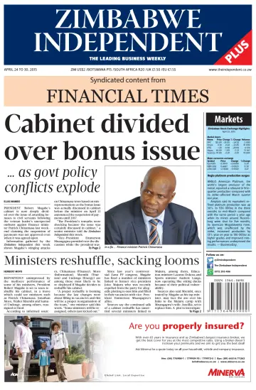 The Zimbabwe Independent - 24 Apr 2015