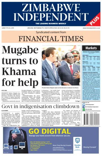 The Zimbabwe Independent - 19 Jun 2015