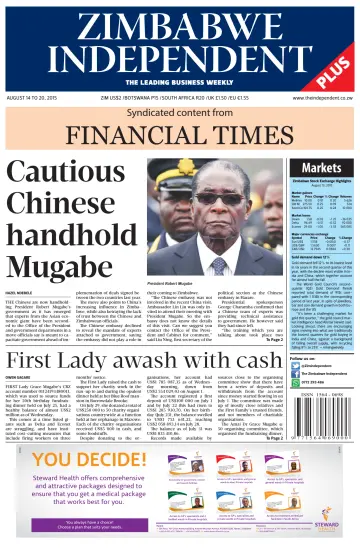 The Zimbabwe Independent - 14 Aug 2015
