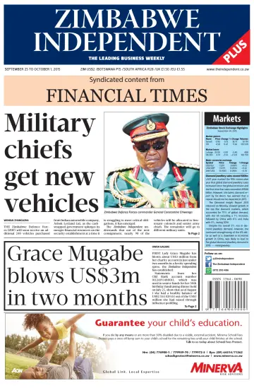 The Zimbabwe Independent - 25 Sep 2015