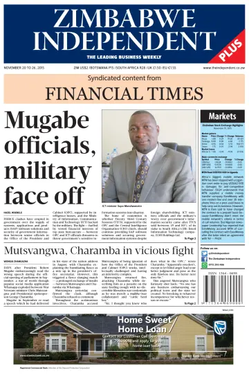 The Zimbabwe Independent - 20 Nov 2015