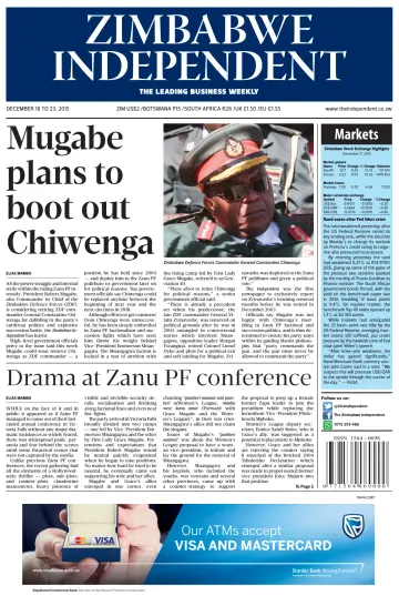 The Zimbabwe Independent - 18 Dec 2015