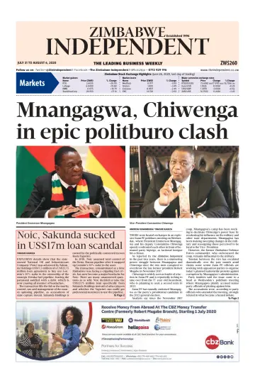 The Zimbabwe Independent - 31 Jul 2020