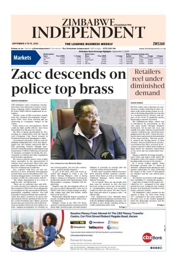 The Zimbabwe Independent - 4 Sep 2020