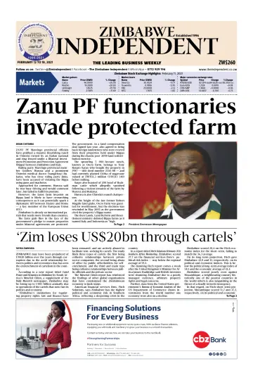The Zimbabwe Independent - 12 Feb 2021