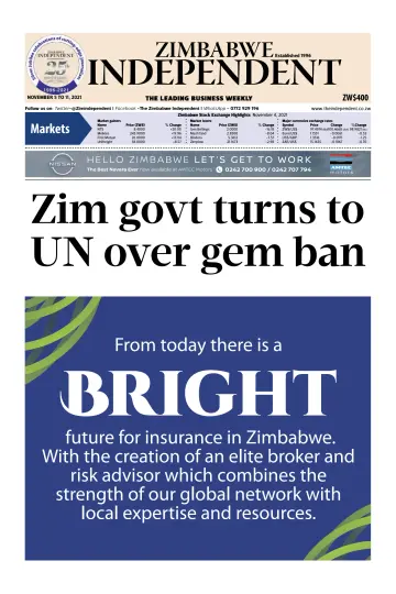 The Zimbabwe Independent - 5 Nov 2021