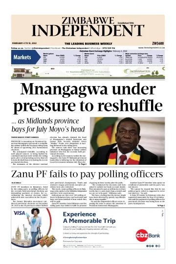 The Zimbabwe Independent - 4 Feb 2022