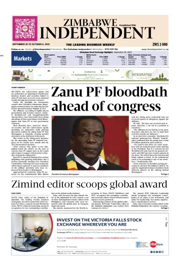 The Zimbabwe Independent - 30 Sep 2022
