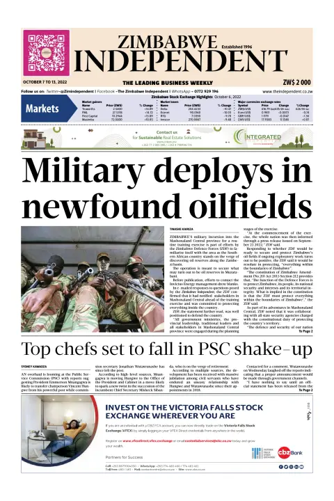 The Zimbabwe Independent Subscriptions - PressReader