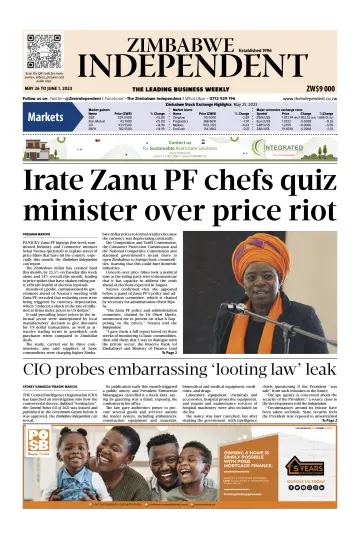 The Zimbabwe Independent - 26 May 2023