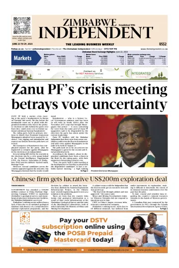 The Zimbabwe Independent - 23 Jun 2023