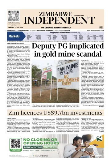 The Zimbabwe Independent - 09 fev. 2024