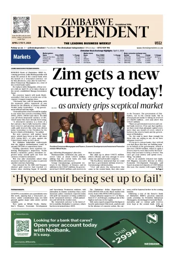 The Zimbabwe Independent - 5 Aib 2024