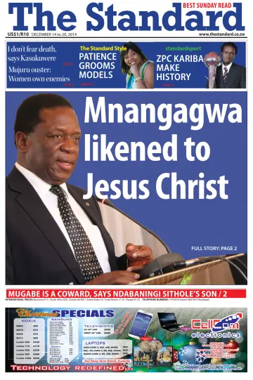 The Standard (Zimbabwe) - 14 Dec 2014