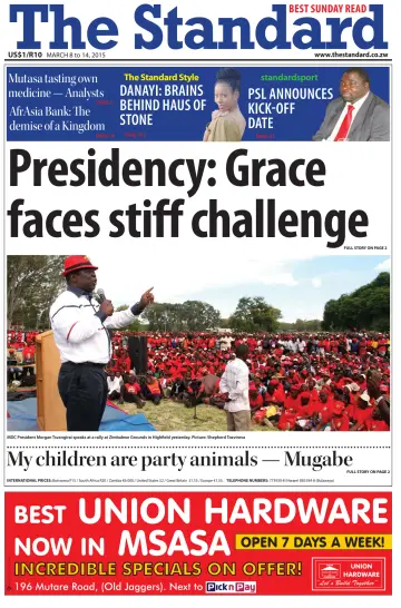 The Standard (Zimbabwe) - 8 Mar 2015