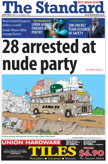 The Standard (Zimbabwe) - 31 May 2015