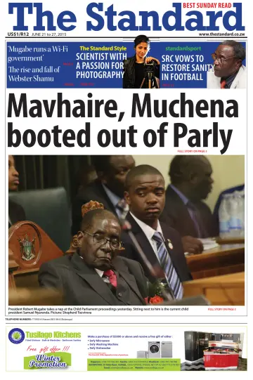 The Standard (Zimbabwe) - 21 Jun 2015