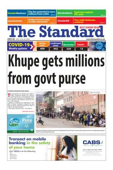 The Standard (Zimbabwe) - 12 Jul 2020