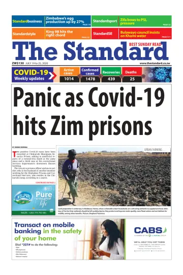 The Standard (Zimbabwe) - 19 Jul 2020