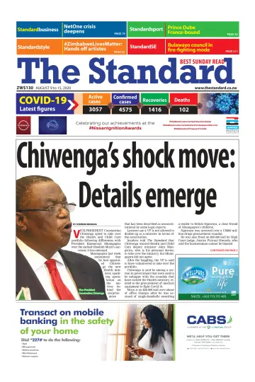 The Standard (Zimbabwe) - 9 Aug 2020