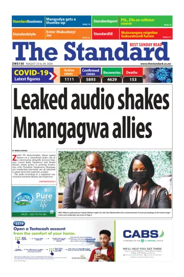 The Standard (Zimbabwe) - 23 Aug 2020