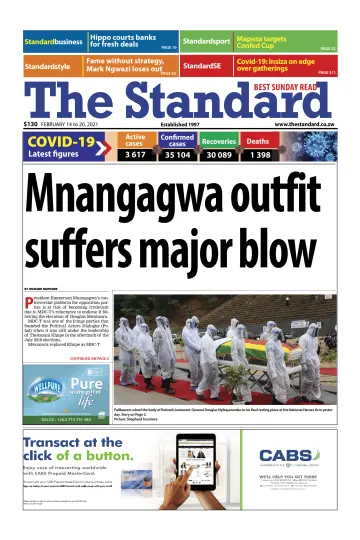 The Standard (Zimbabwe) - 14 Feb 2021