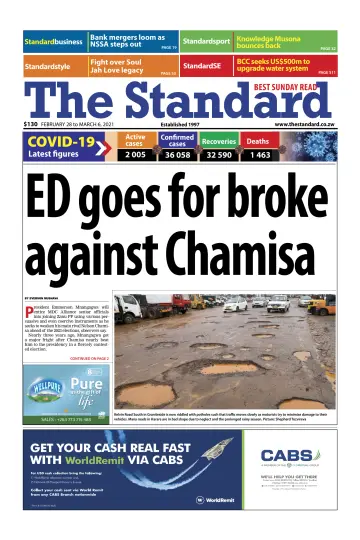 The Standard (Zimbabwe) - 28 Feb 2021