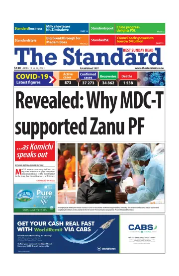 The Standard (Zimbabwe) - 11 Apr 2021