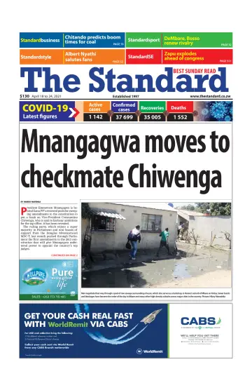 The Standard (Zimbabwe) - 18 Apr 2021