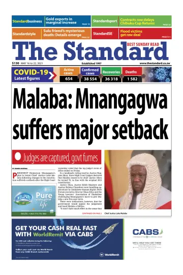 The Standard (Zimbabwe) - 16 May 2021