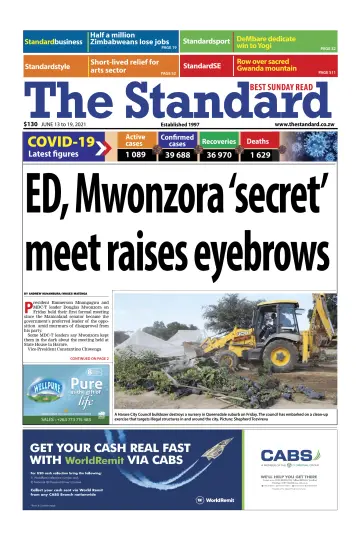 The Standard (Zimbabwe) - 13 Jun 2021