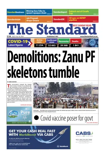 The Standard (Zimbabwe) - 4 Jul 2021